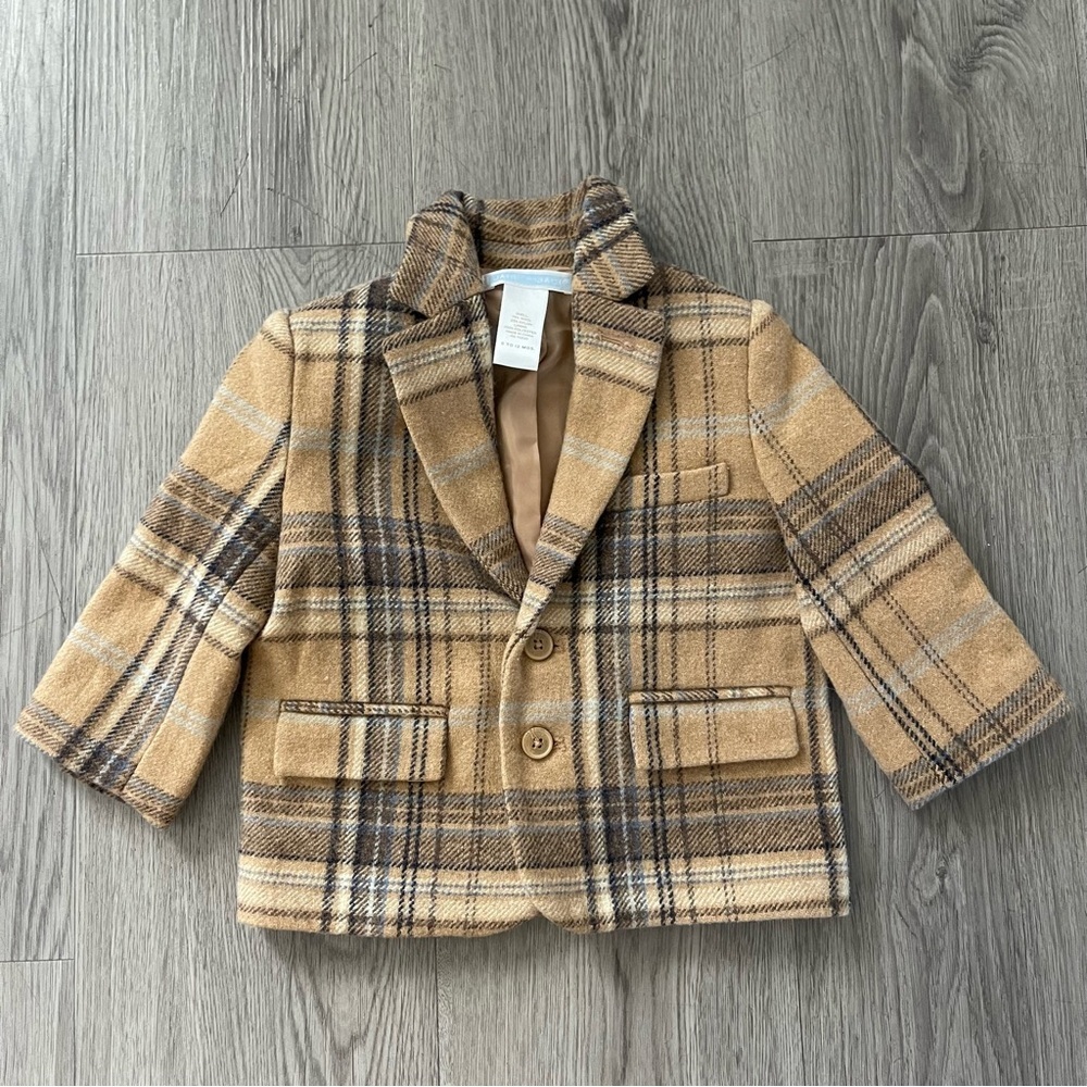 Janie and jack wool pea coat size 6-12 months